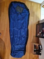 Schlafsack blau/schwarz für Outdoor Camping Grösse L