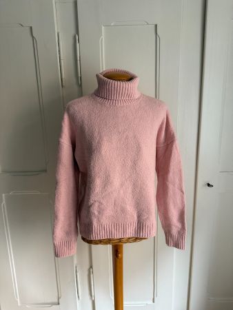 SAMSOE SAMSOE - Rollkragen Pullover rosarot S