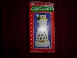 Weihnacht Glocke Christbaumschmuck Christmas Bell Schneeman
