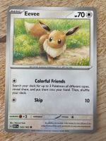 Pokemon Karte Eevee 133/165 guter Zustand