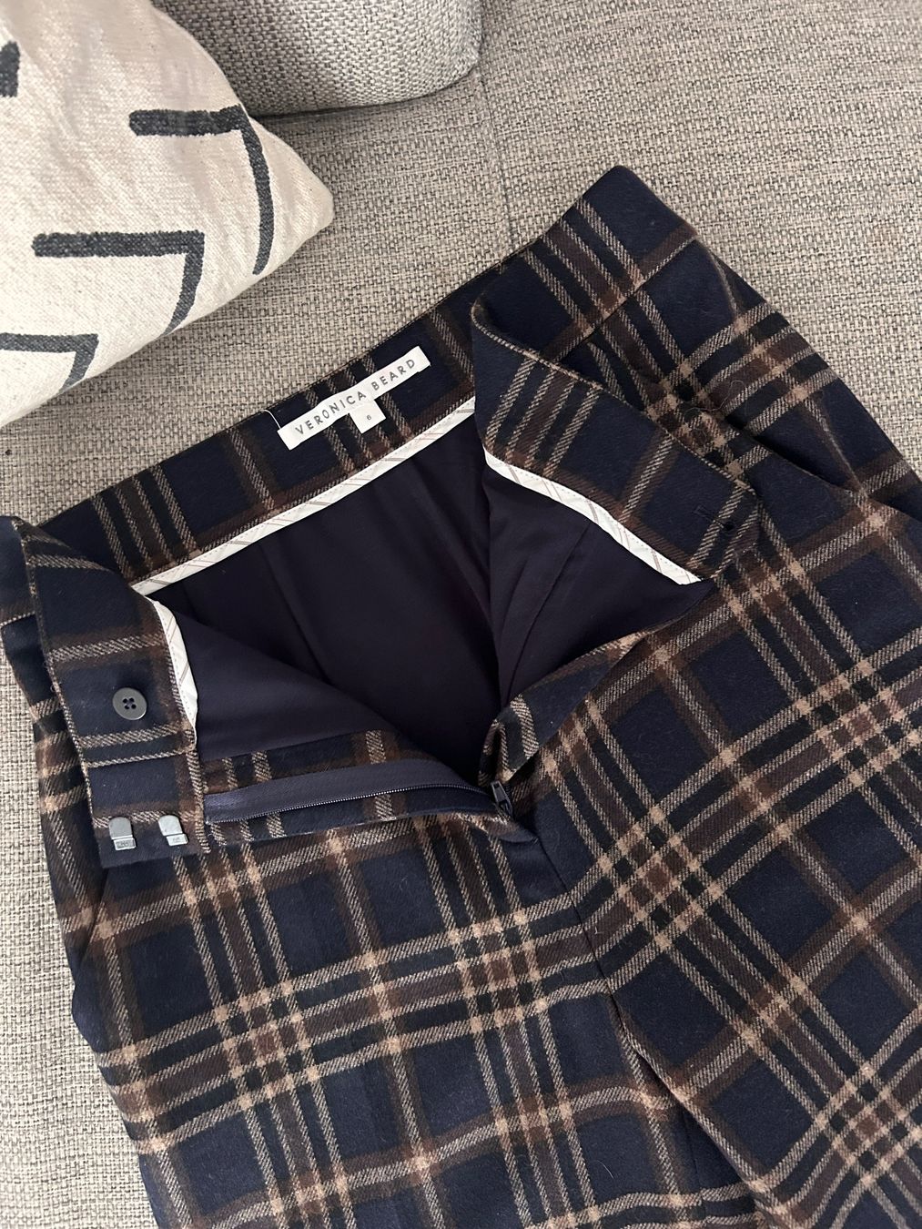 Hosen: Veronica Beard Karo Hose – Gr. 38 – Gebraucht aus Illnau von Monkky 1