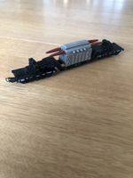 Märklin Tiefladewagen 4617 - beladen mit AEG Transformator