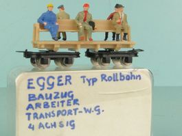 Egger-Bahn H0e Bauzug