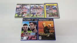 Pro Evolution Soccer (PES) Sammlung für PlayStation 2 / 3