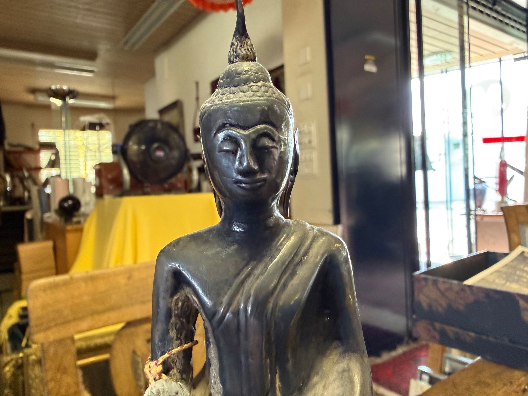 Skulpturen & Statuen: Antike Buddha Skulptur mit Bleisiegel – Gebraucht aus Bern von Jwpm66 3