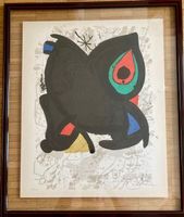 Lithographie originale de Joan Miró Grand Palais Paris 1974