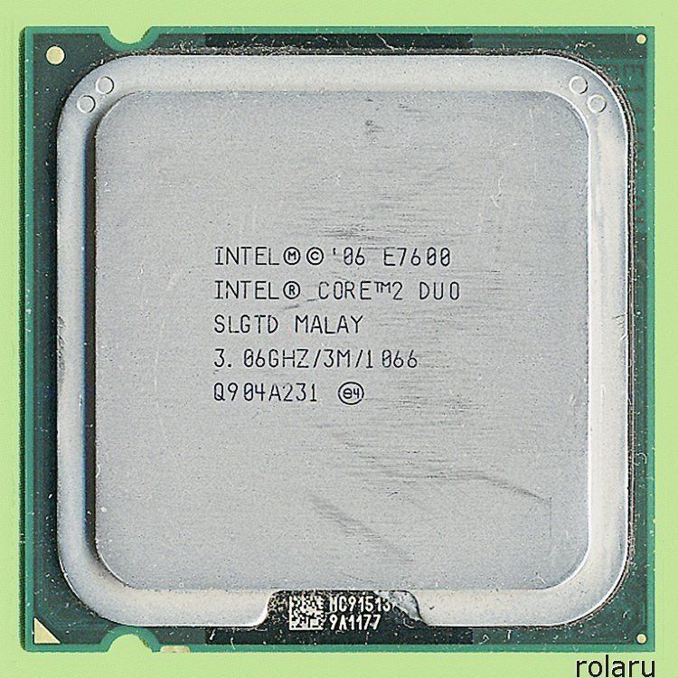 Intel Elektronikbauteile: Intel Core 2 Duo E7600, 3.06 GHz/3M/1066 – Gebraucht aus Baden von Rolaru