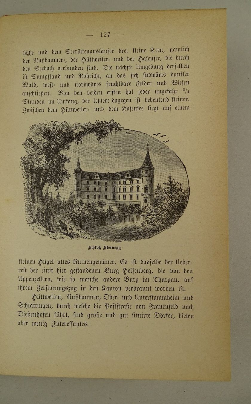 Libri: WANDERUNGEN DURCH DEN THURGAU, 1889 – Usato da Grüningen venduto da Kartensammler 6