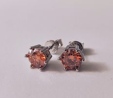 Elegante Ohrstecker mit Moissanit, Neu!❣️