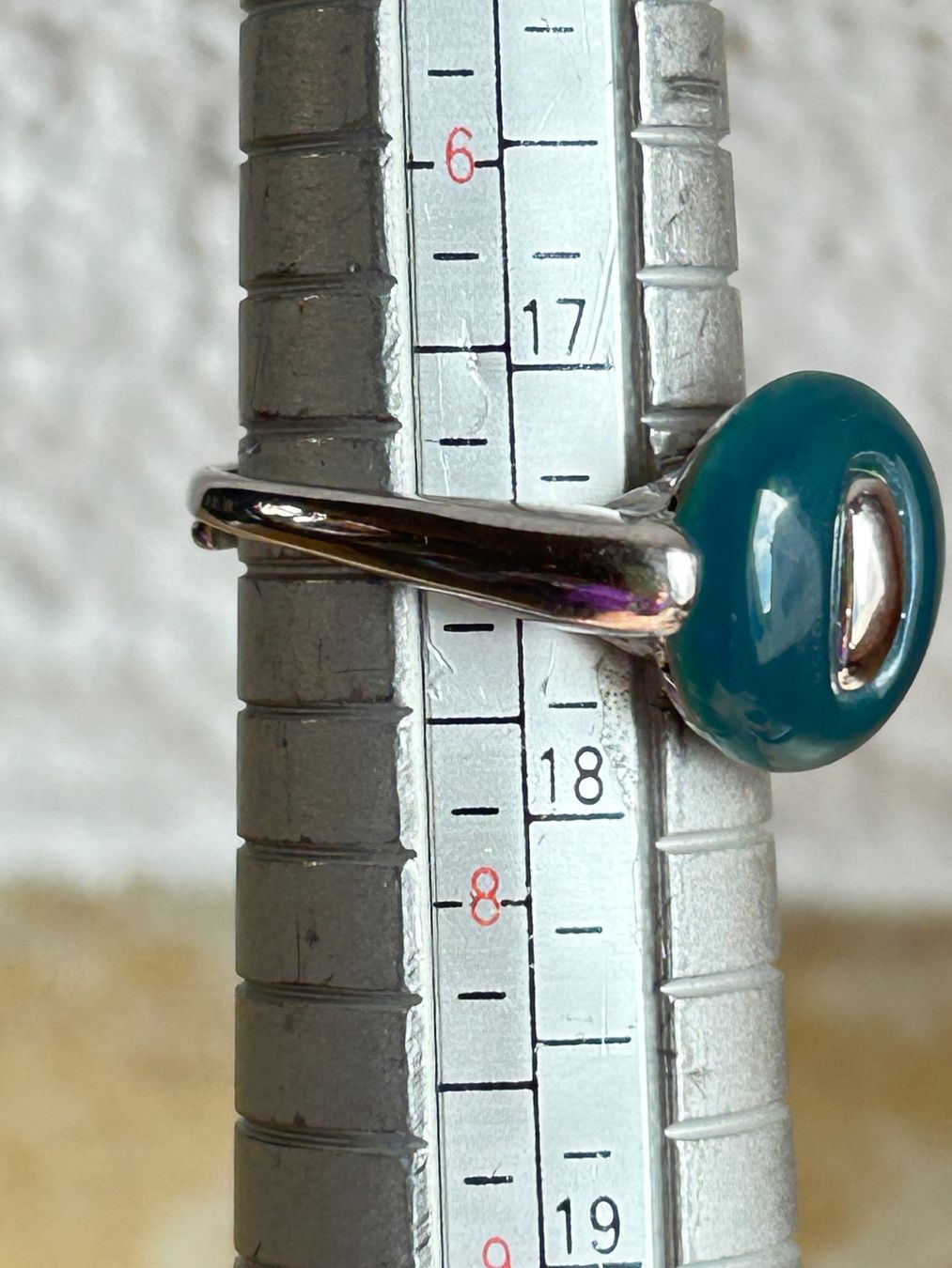 Anelli: Damenring, Silberring BLuE Stone 55 (Grösse variabel) – Usato da Laufen venduto da Bellavitaboom 8