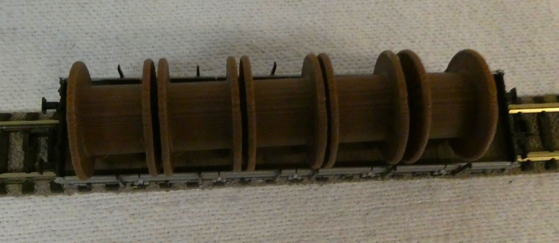 Hobbytrain Modellini di ferrovie: Rungenwagen mit Kabelrollen – Nuovo (secondo la descrizione) da Rupperswil venduto da Ropi03 1