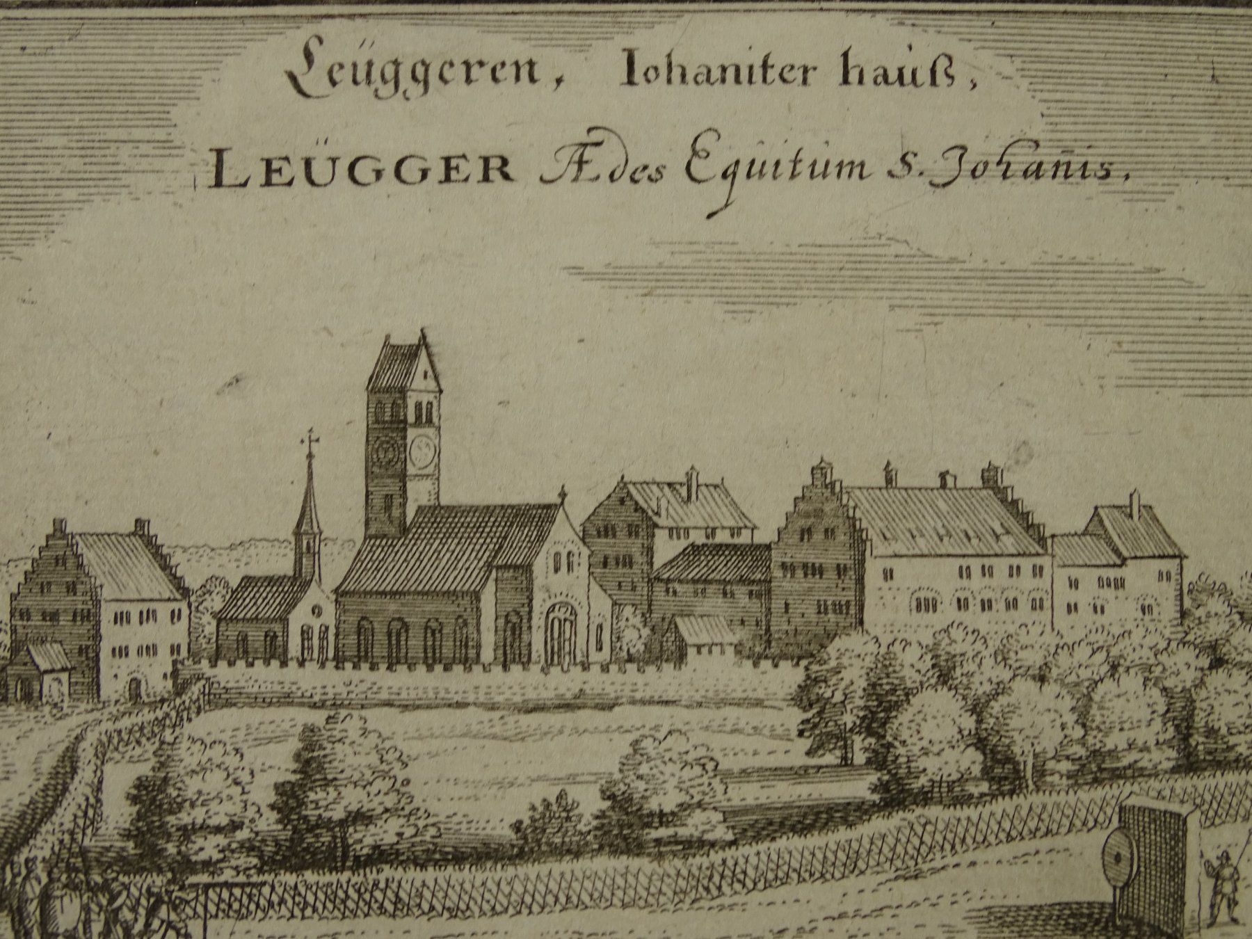 Incisioni: LEUGGERN, LEUGGEREN, KUPFERSTICH 1654 – Usato da Grüningen venduto da Kartensammler 3