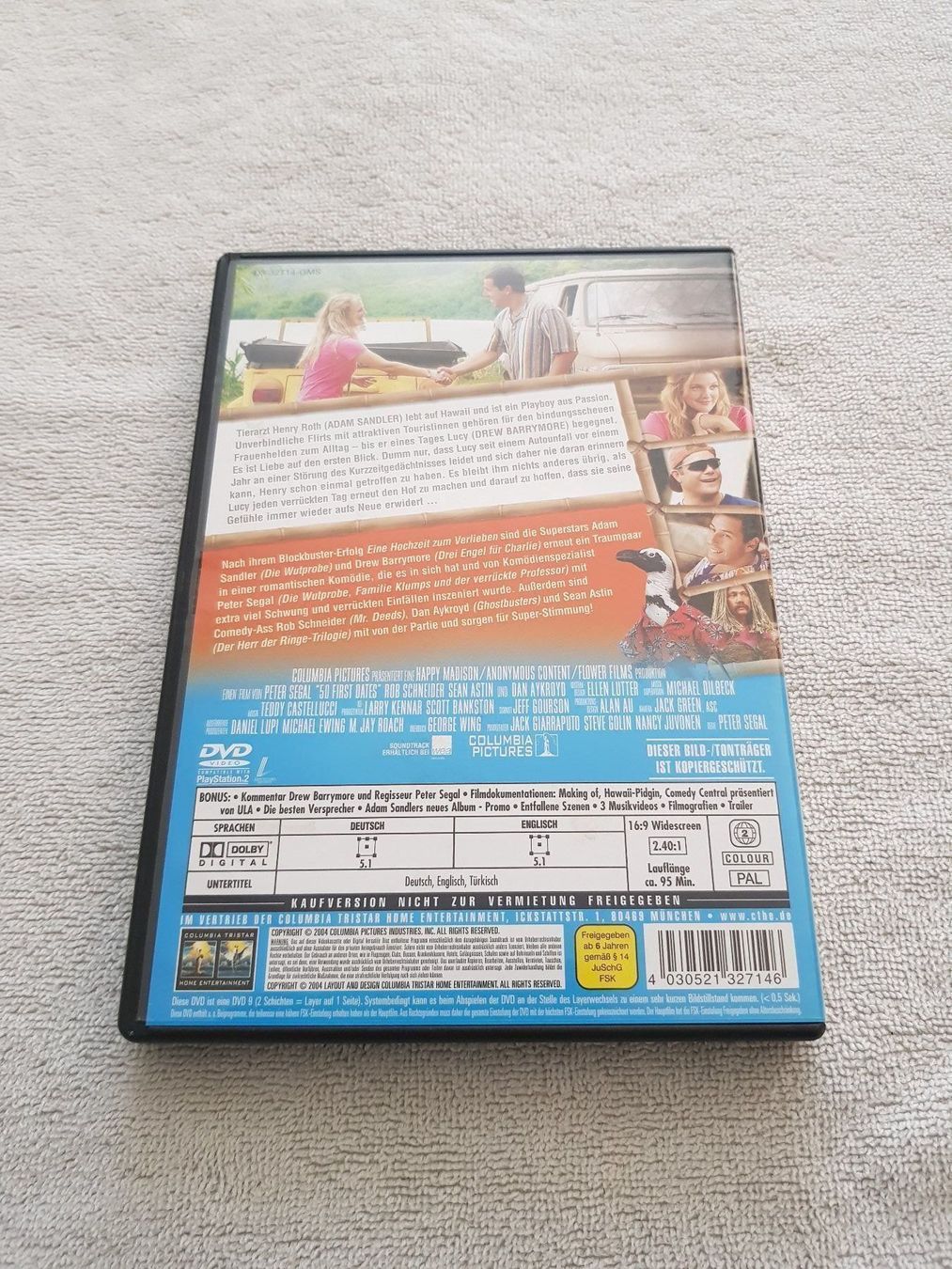 Tutti i DVDs: 50 Erste Dates (DVD) – Usato da Liestal venduto da tonic 2