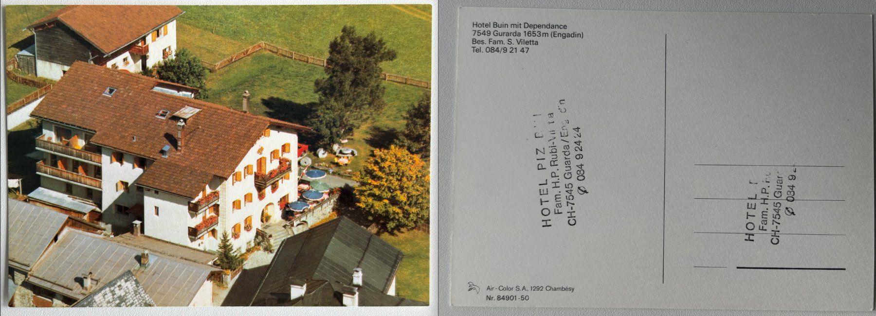 Cartoline postali: Postkarten Ansichtskarten Kanton Graubünden (7 Postkarten) – Usato da Belp venduto da Peltola13 6