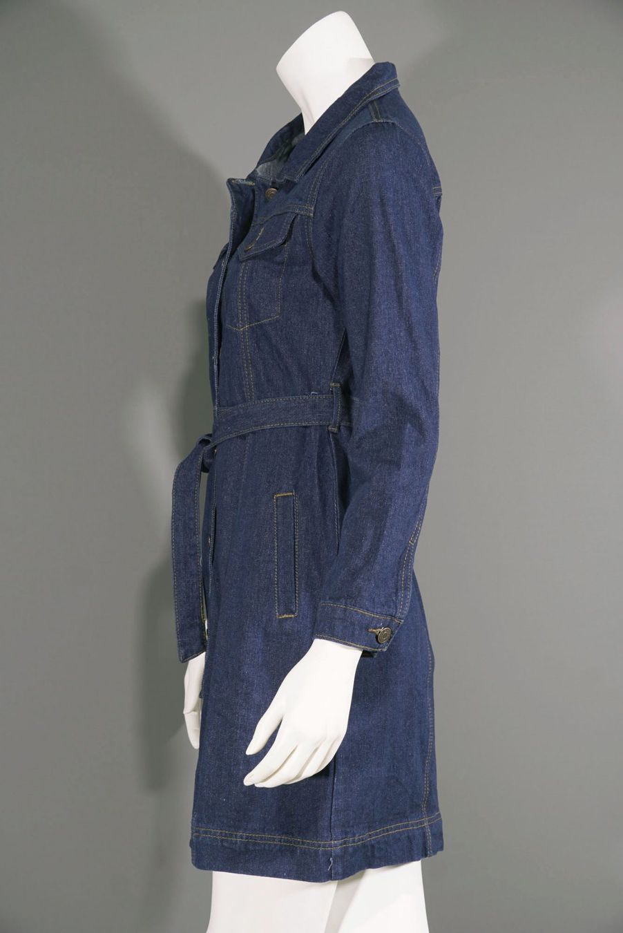 Zebra Vestiti: Blue Denim Jeanskleid oder Jeansmantel – Usato da Meggen venduto da 1Class2Hand 5