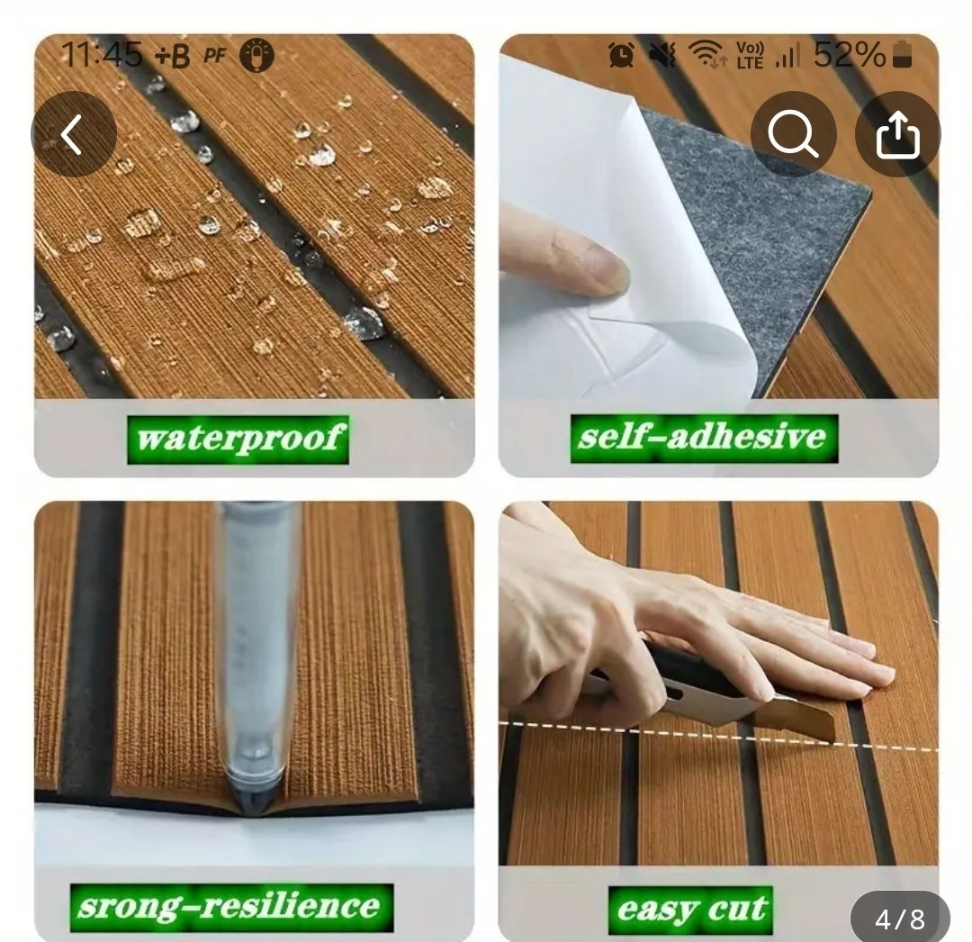 Teppiche: moquette / tapis  autocolante pour bateau – Neu und originalverpackt aus Biel/Bienne von Ch_discount