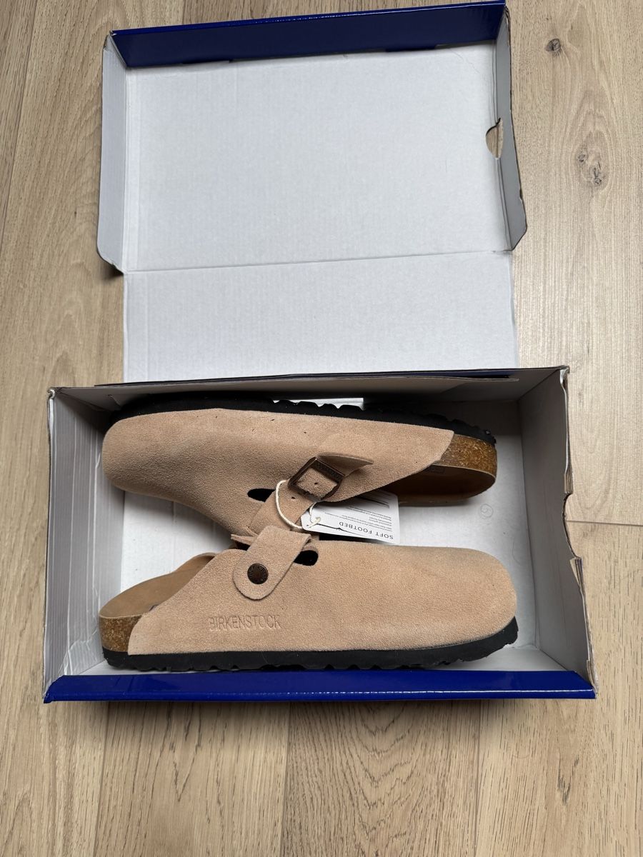 Birkenstock Scarpe da uomo: Birkenstock Boston beige 42 – Nuovo e nell'imballaggio originale da Perly venduto da fer_c8zj 3