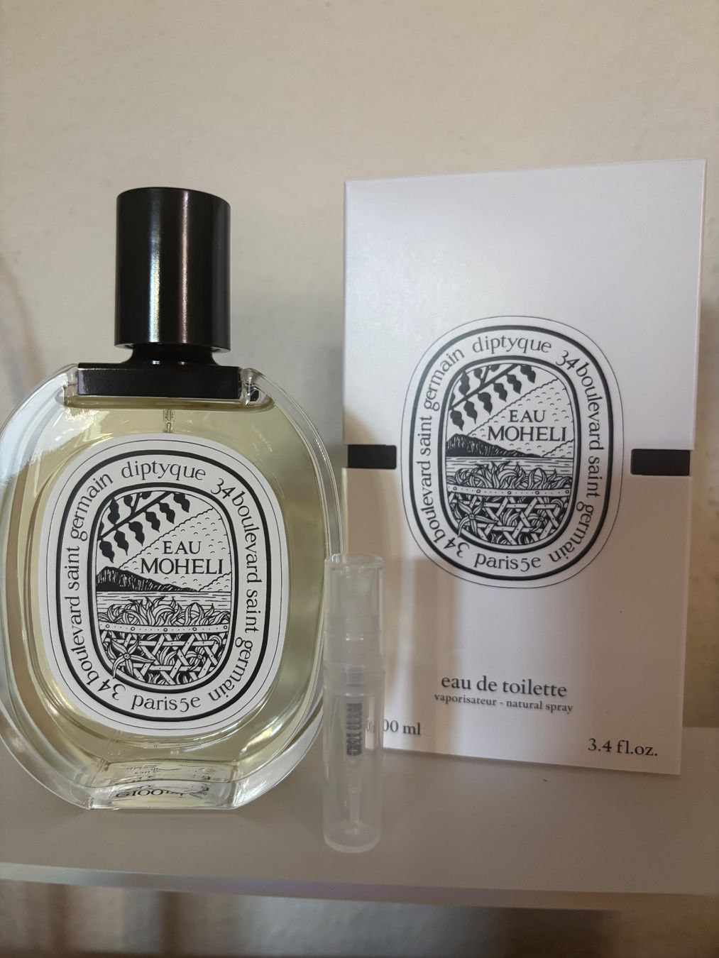 Diptyque Profumi & Eau de Toilette: Diptyque Eau Mohéli EDT Duftprobe 2ML – Usato da Zürich venduto da deruja 1