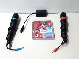 😎SingStar  mit 2 Mikrofone für PS3