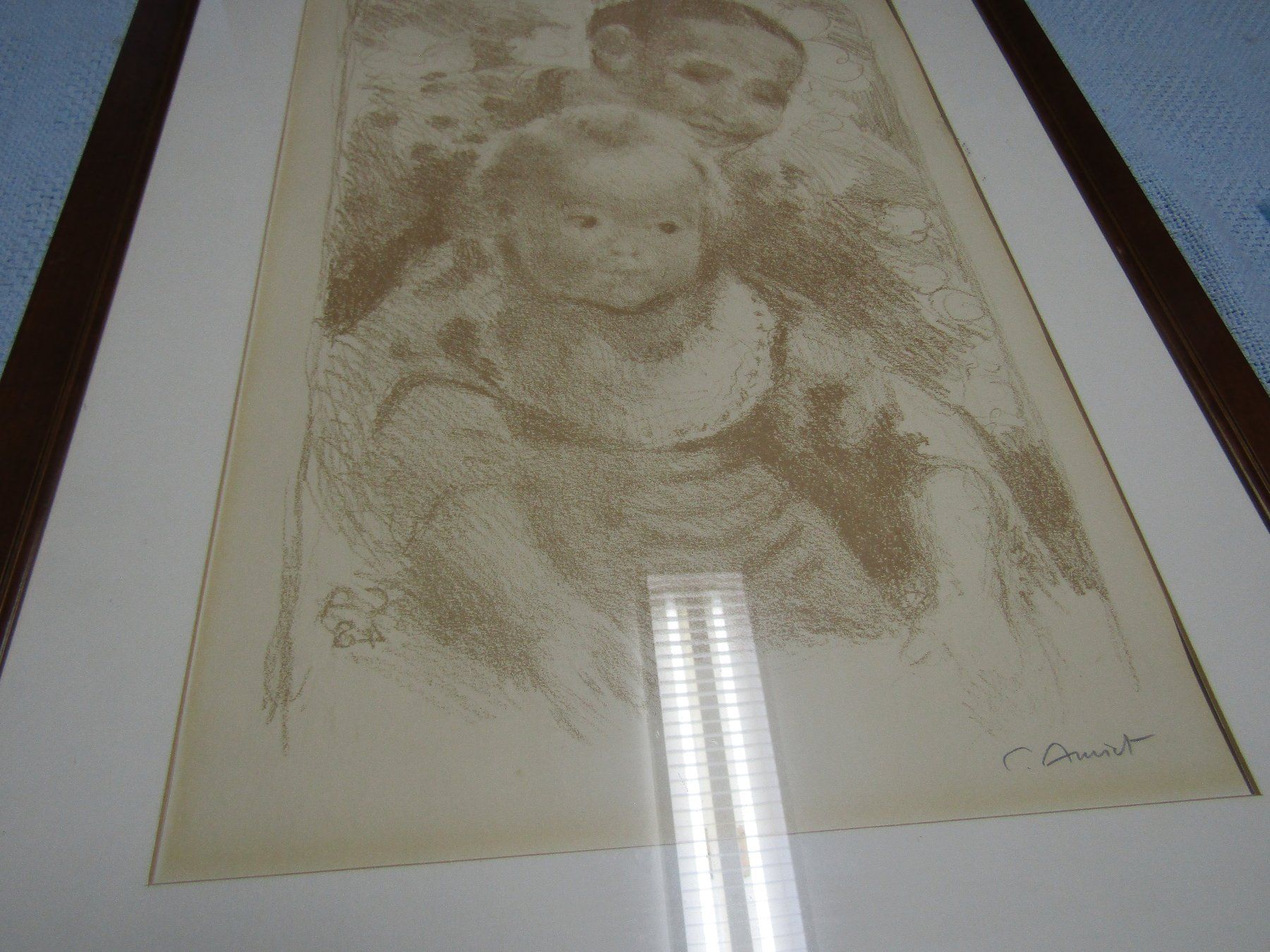 Grafiken & Lithographien: Cuno Amiet - Lithographie - Mutter und Kind – Gebraucht aus Herzogenbuchsee von Winigo 1