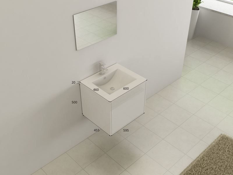 Mobili per bagno: Badmöbelset 'Linz' in Holzoptik – Nuovo e nell'imballaggio originale da Herbertingen venduto da jet-line-e-trade 7