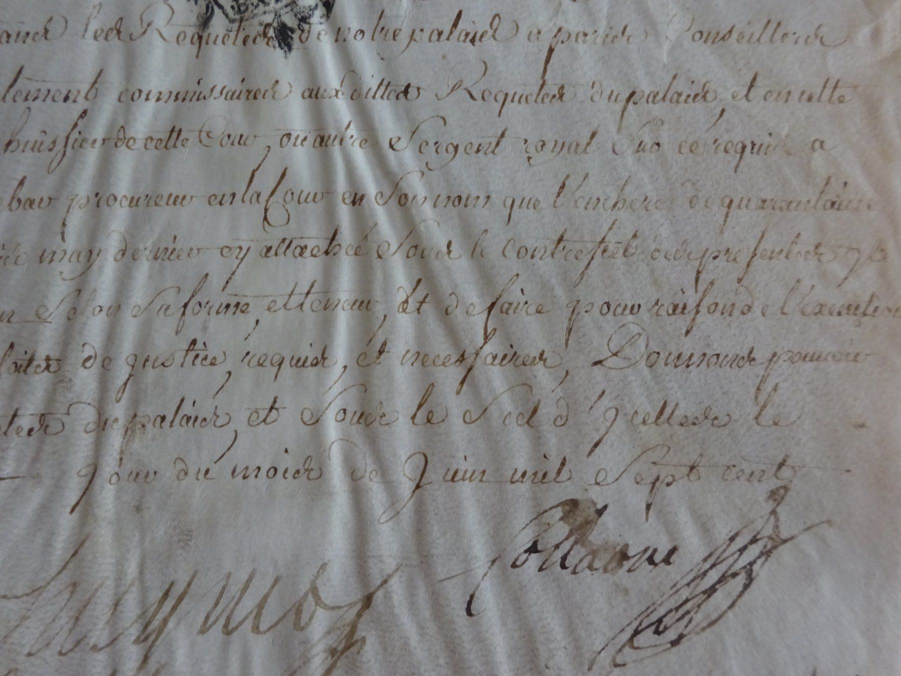 Bücher: Handzettel Pergament 1742 – Gebraucht aus Esslingen von eintagammeer 4