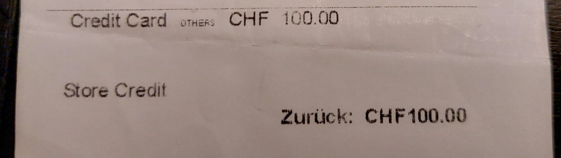 Buoni: Hackett Gutschein 100 CHF – Nuovo e nell'imballaggio originale da Zürich venduto da Frank-52 1