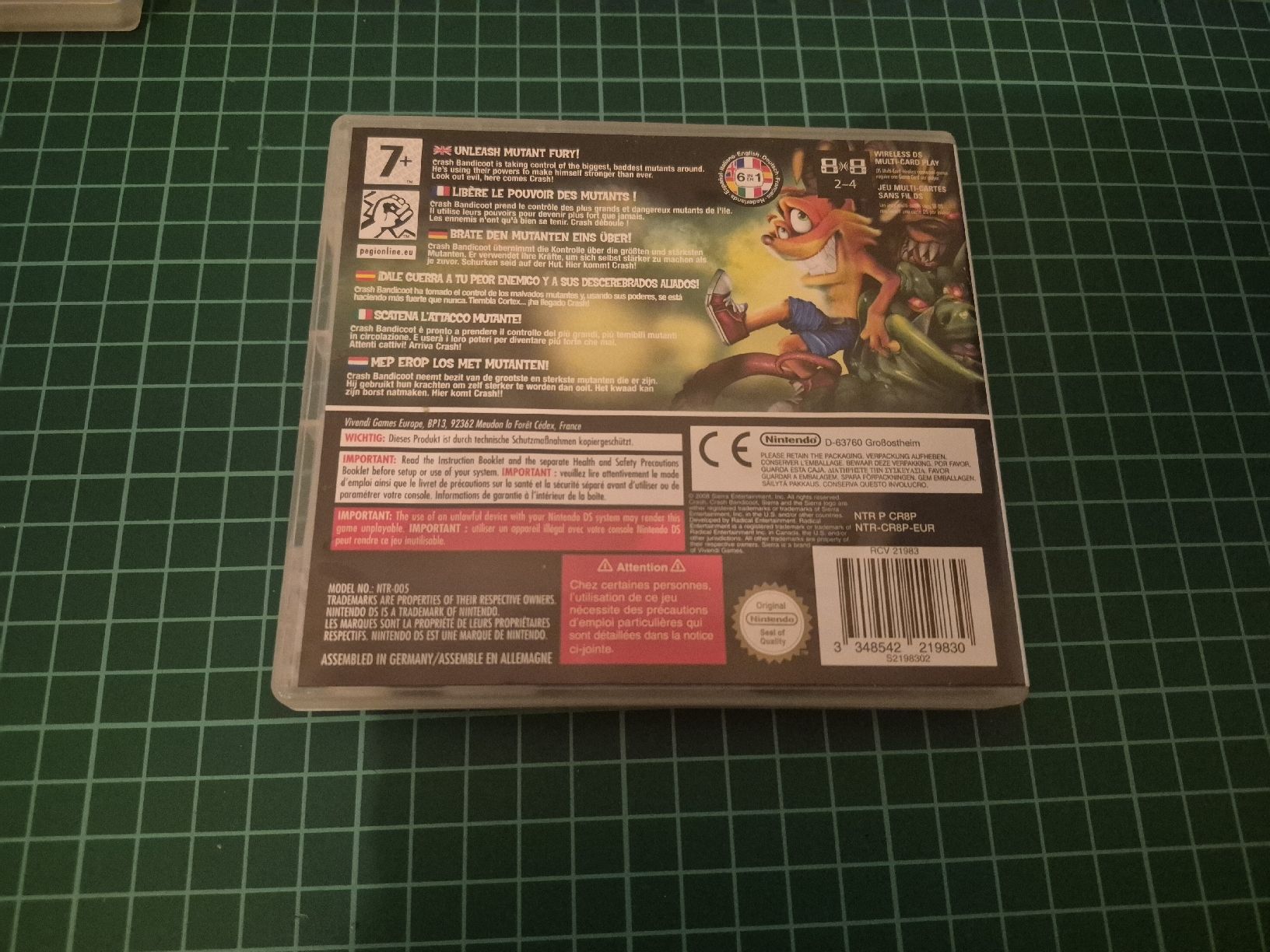 Nintendo Giochi: Crash - Mind Over Mutant - Nintendo DS - With Manual! – Usato da Meyrin venduto da Retro-GZ 2