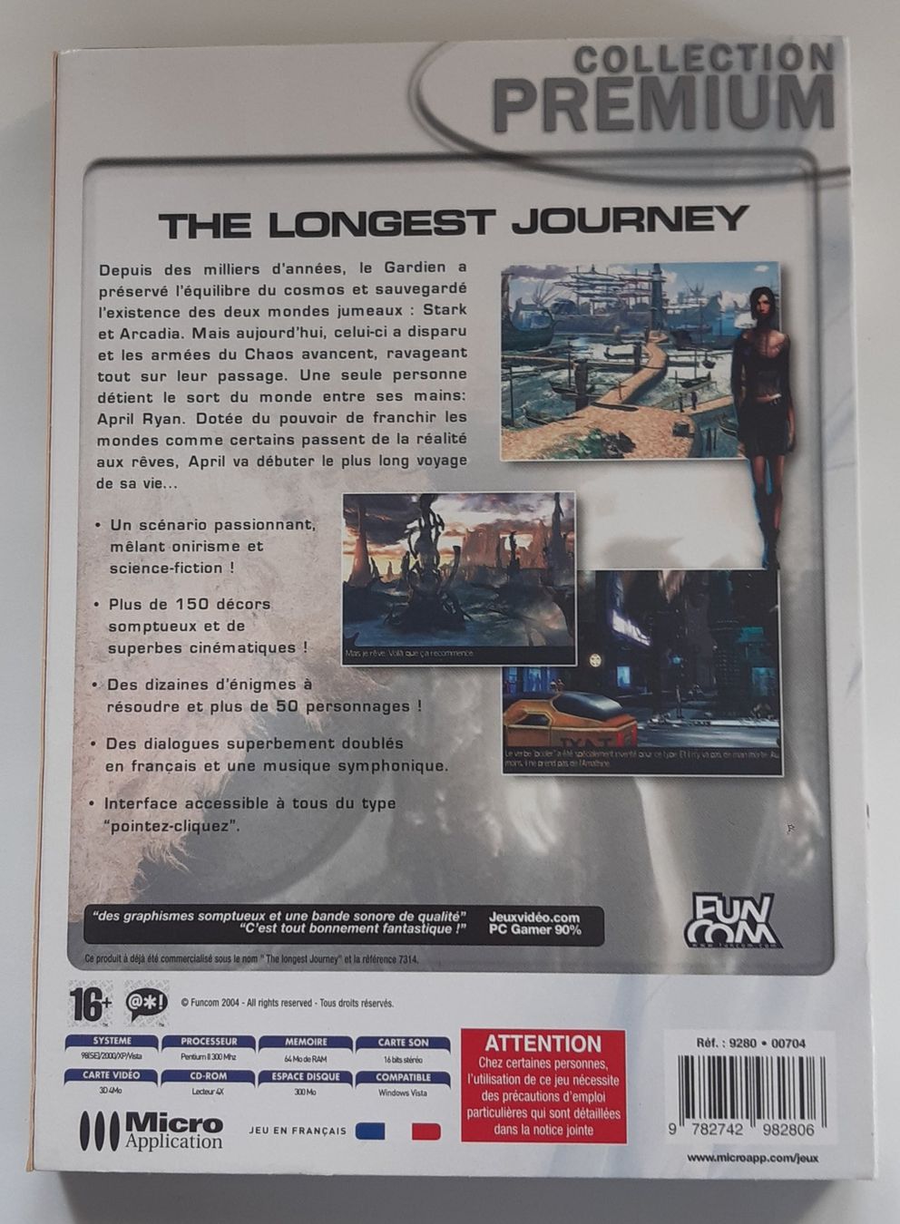 Giochi: The Longest Journey - Jeu PC – Nuovo (secondo la descrizione) da La Chaux-de-Fonds venduto da beasach 1