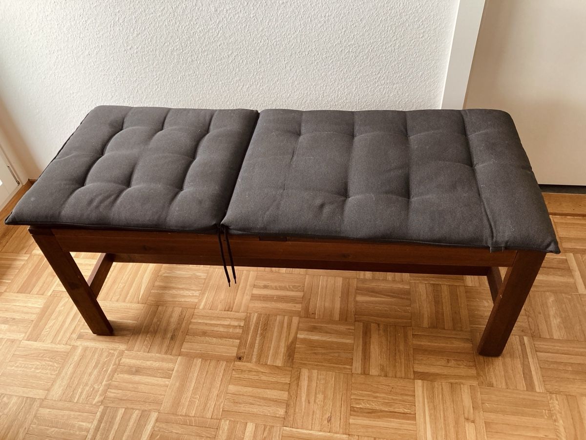 Set di tavolo e panche: Gartenmöbel Tisch, Sessel, Bank – Usato da Basel venduto da edy_78pd 1