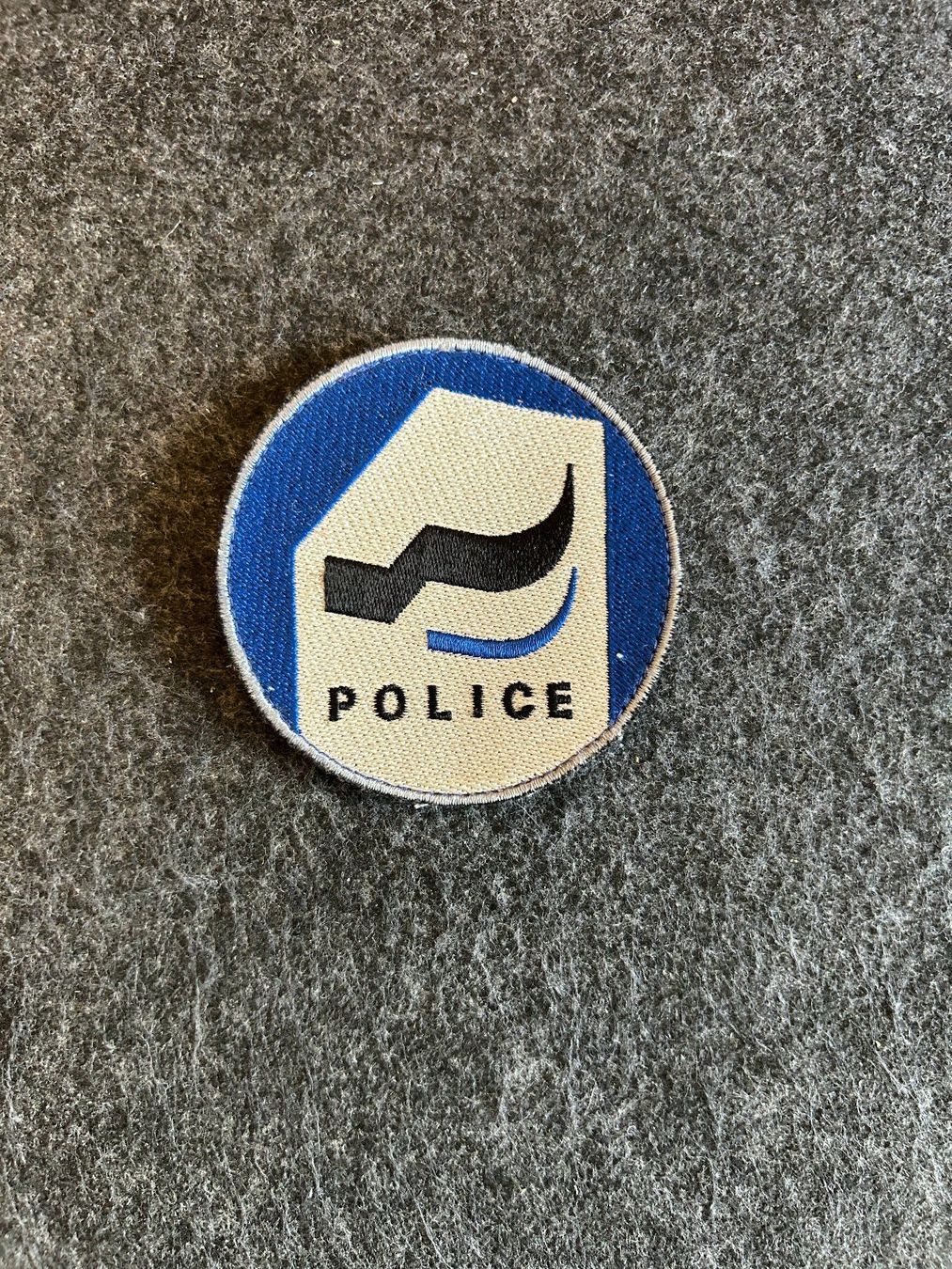 Plaketten & Abzeichen: Patch, FR, Police (blau) – Gebraucht aus Berikon von DGC-1995