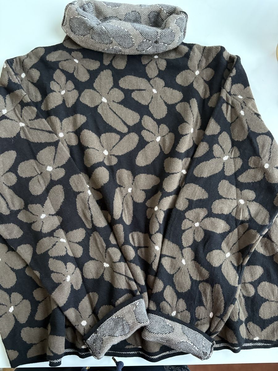 Maglioni & Felpe: Alessia Santi Strickpullover, Blumenmuster, Grösse M/L – Nuovo e nell'imballaggio originale da Zürich venduto da Auschra1 1