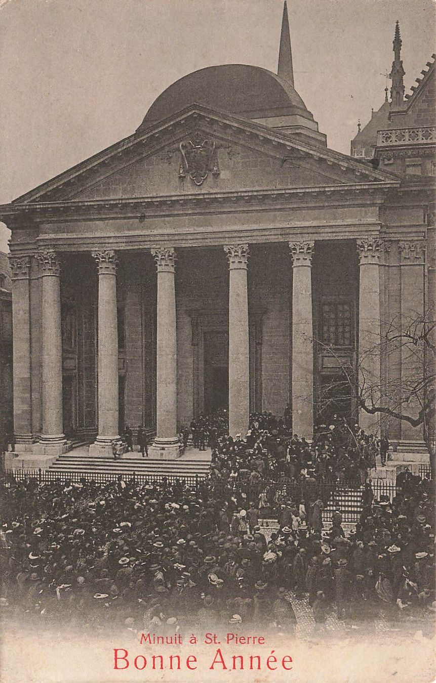 Cartoline postali: Minuit a St. Pierre Geneve – Usato da Biasca venduto da Blenio71