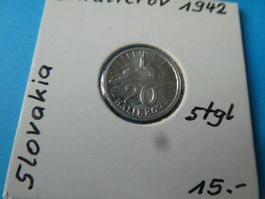 Slowakei 1942, 20 Halierov  stgl.