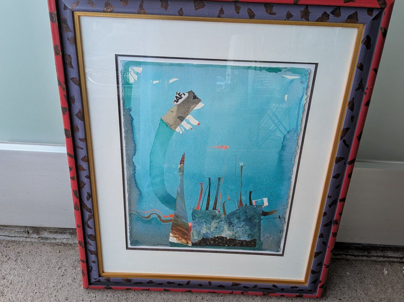 Dipinti: Aquarell Collage Wolfgang Steiner – Usato da Emmen venduto da magelan 3