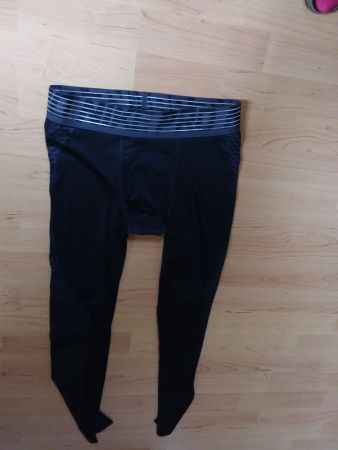 Nike Pro Winter Lauftights, Herren, Schwarz, Grösse M