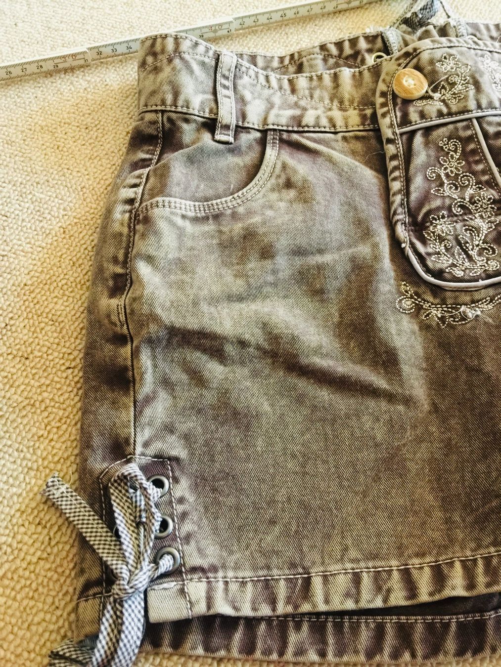 Jeans: Neu Kurz Jean Hosen. – Nuovo e nell'imballaggio originale da NEUENEGG venduto da Antikfrau 3