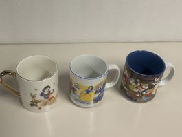 3 x Tassen Disney Schneewittchen und die 7 Zwerge