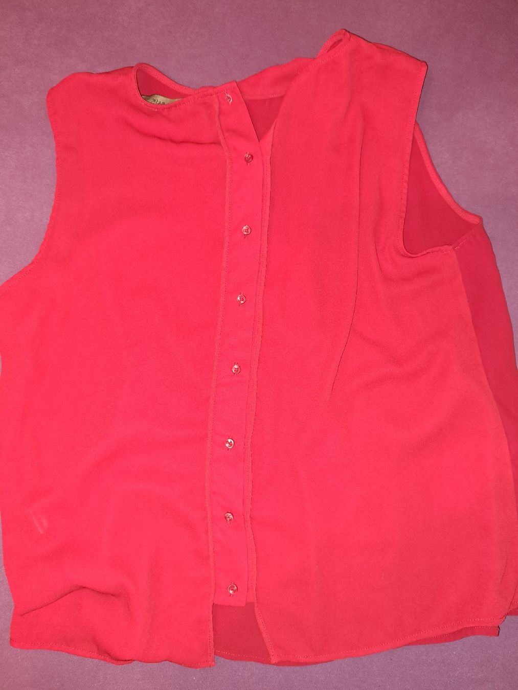 Zara Camicette: Rote Zara Bluse Gr. XL luftig elegant – Usato da Triesenberg venduto da Anastasia26 1