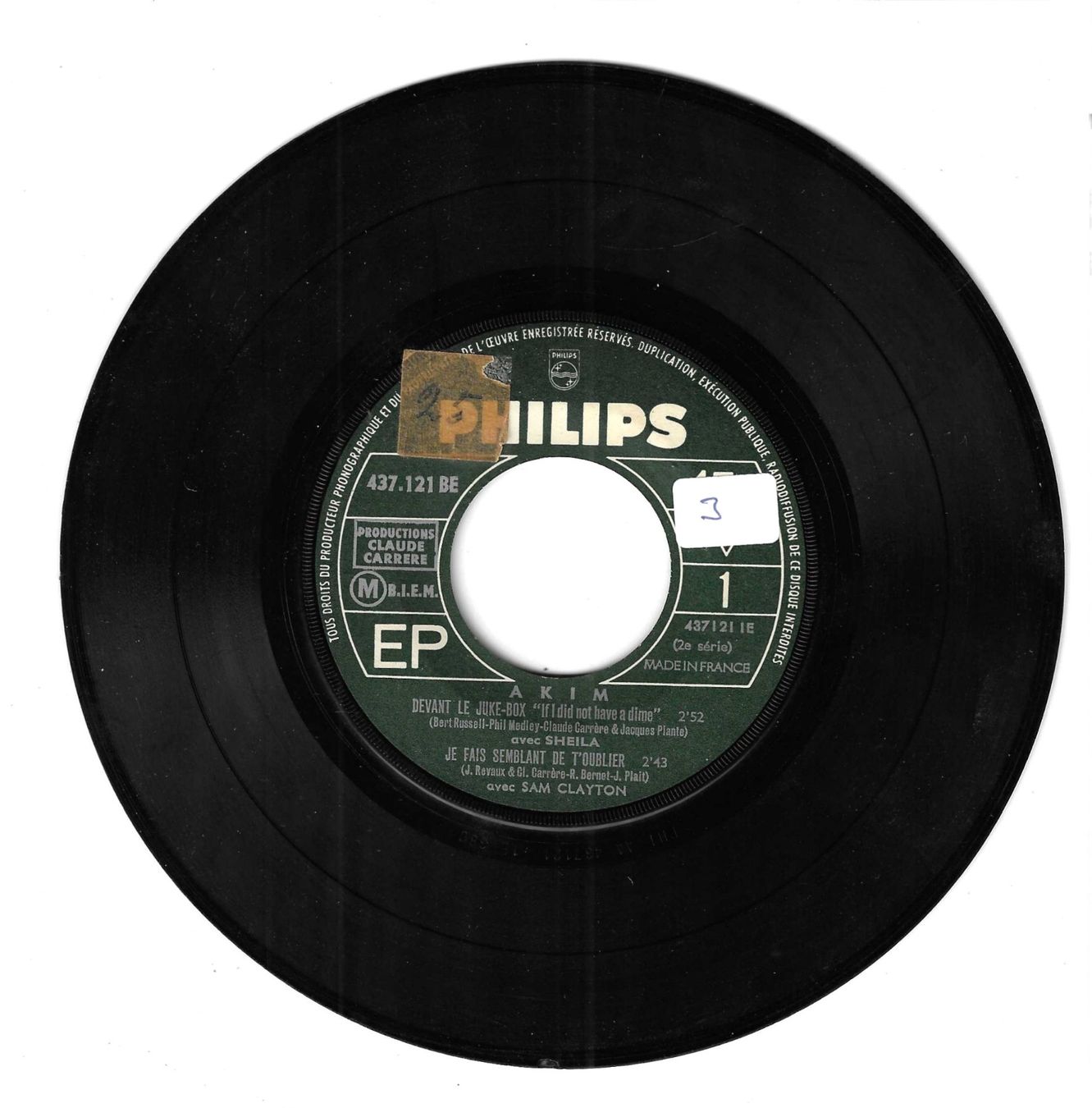 Dischi in vinile: Akim & Sheila EP - Devant le Juke-Box – Usato da Savagnier venduto da Ne2065