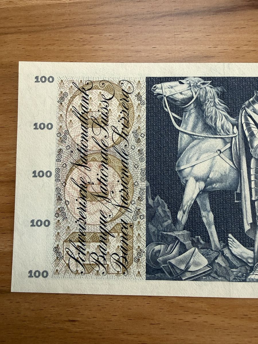 Banconote: Schweizer 100 Franken Banknote – Usato da Grenchen venduto da Bastet007 5