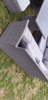 Gartensitzgruppe grau mit Glashaube ab 1Fr