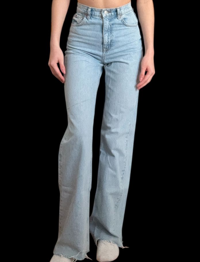 Zara Jeans: Zara Jeans Wide Leg, hellblau, Grösse 34 - Top Zustand! (55) – Neu (gemäss Beschreibung) aus Langenthal von hih_sfd7
