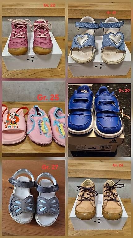 Scarpe per ragazzi: Diverse Schuhe Gr. 22-27 – Usato da Igis venduto da dani.93
