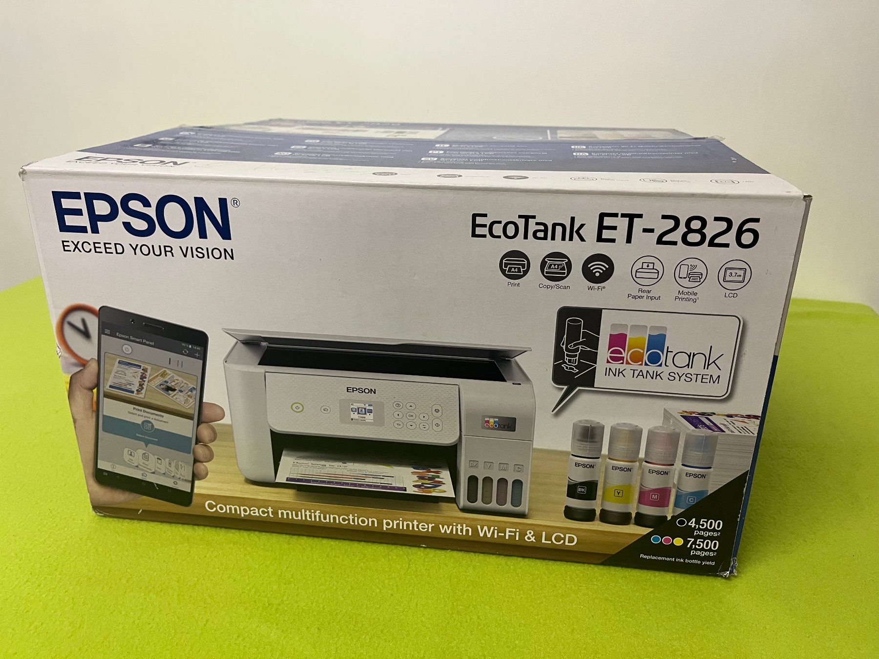 Epson Stampanti: Epson ET-2826 A4-Multifunktions-Wi-Fi-Tintentankdrucker – Usato da Neftenbach venduto da Wrangler98 9