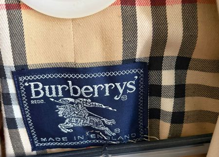 Burberrys manteau doublure tartan