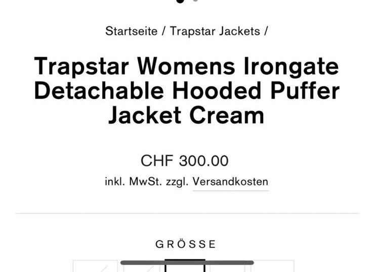 Trapstar Giacche: Trapstar Puffer Jacket - schwarz – Nuovo (secondo la descrizione) da St. Gallen venduto da ElmedinaZ 3