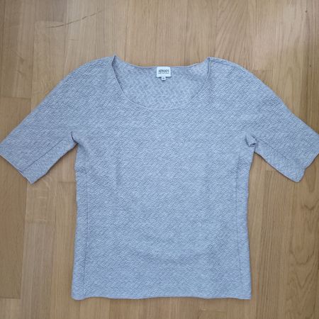 Armani Collezioni Top Grau, Gr. L