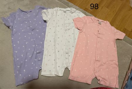 Sommer-Strampler Set, Grösse 98, 3 Stück, NEU!
