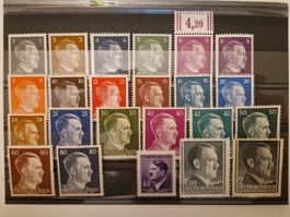 Deutsches Reich Briefmarken Lot Adolf Hitler POSTFRISCH